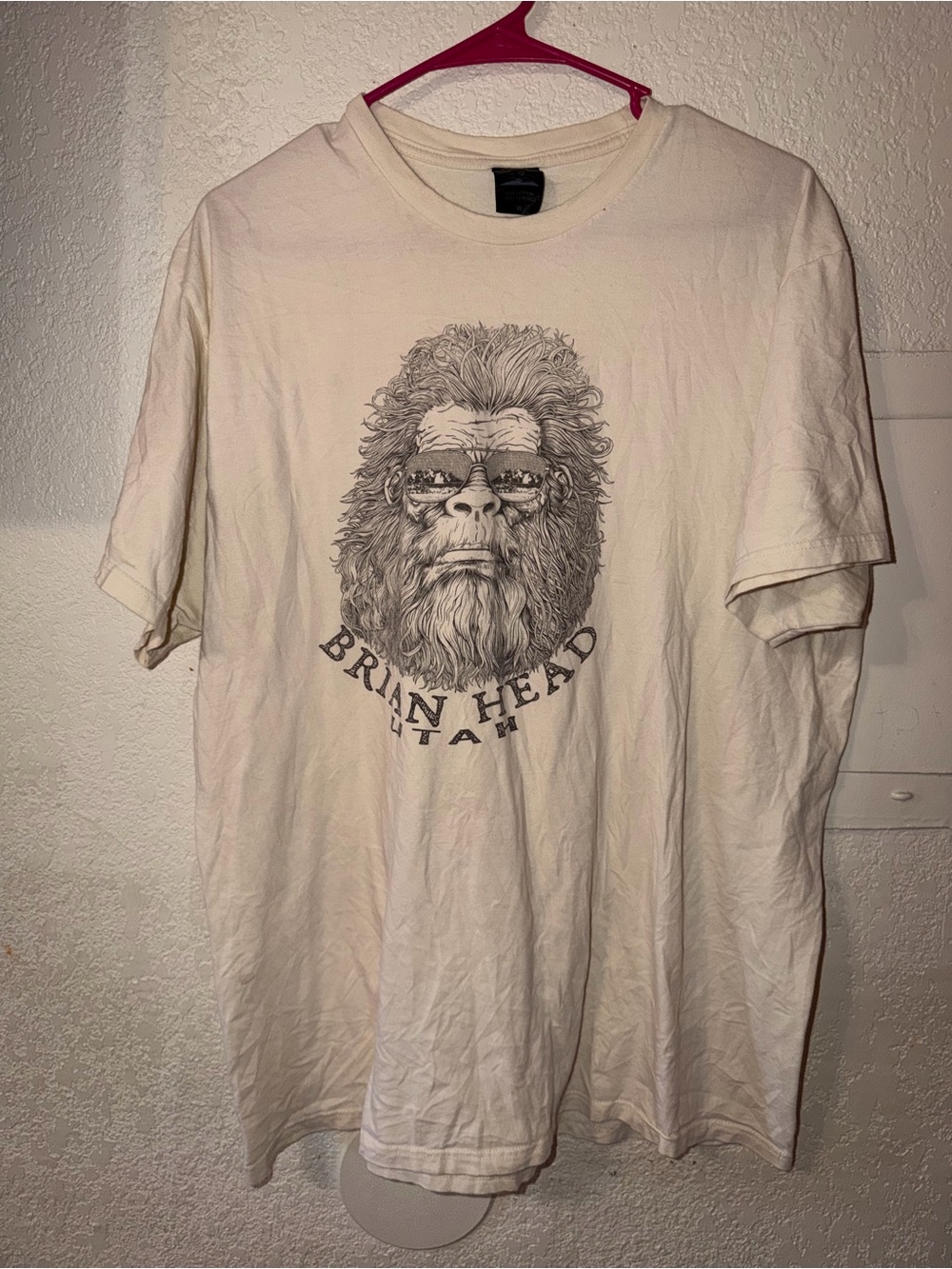 Brain Dead Utah Graphic Tee - Cream Men’s Shirt
